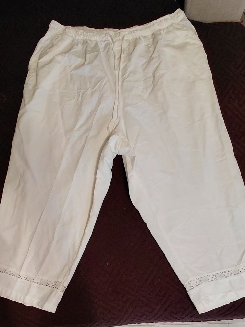 Classic White Cotton Kids Bloomers